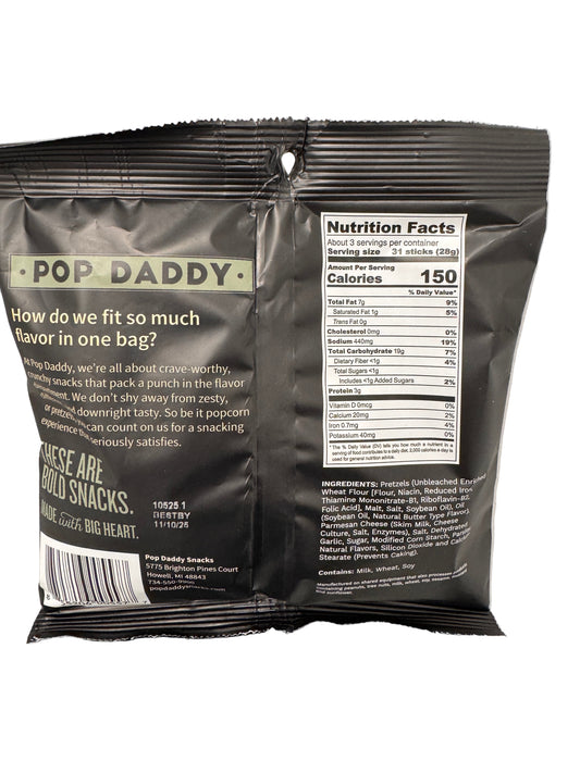 Pop Daddy Pretzels - Garlic Parmesan