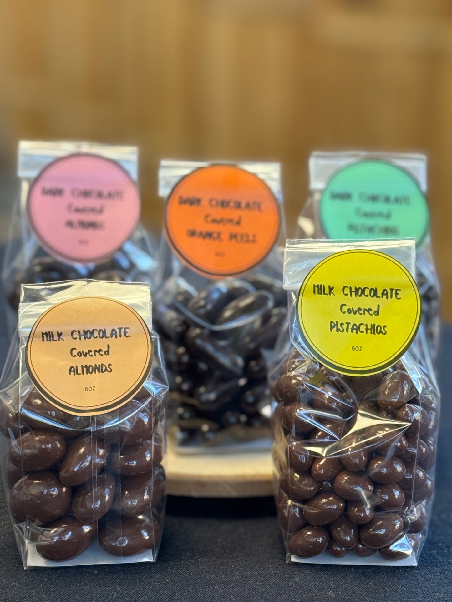 Dark Chocolate Covered Pistachios