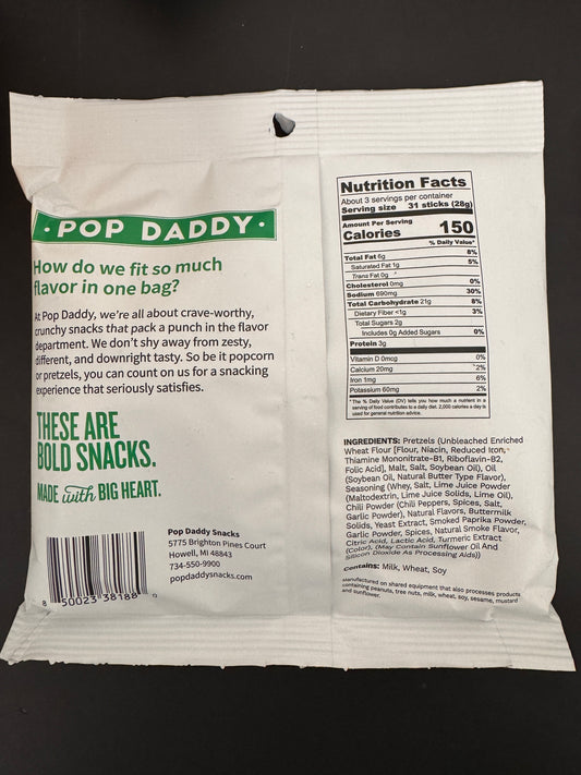 Pop Daddy Pretzels - Mexican Street Corn