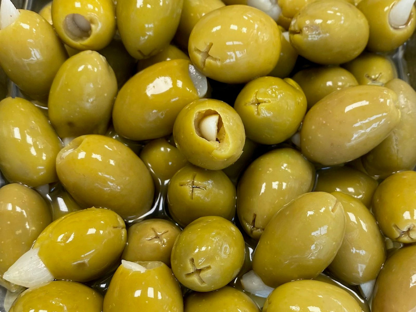 Garlic Stuffed Green Olives