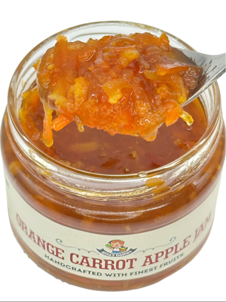 orange apple carrot gourmet fruit preserve small batch